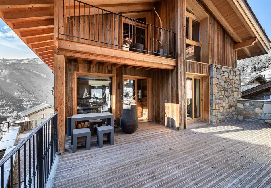 Le Chalet Martine, St Martin de Belleville (catered chalet) - Terrace