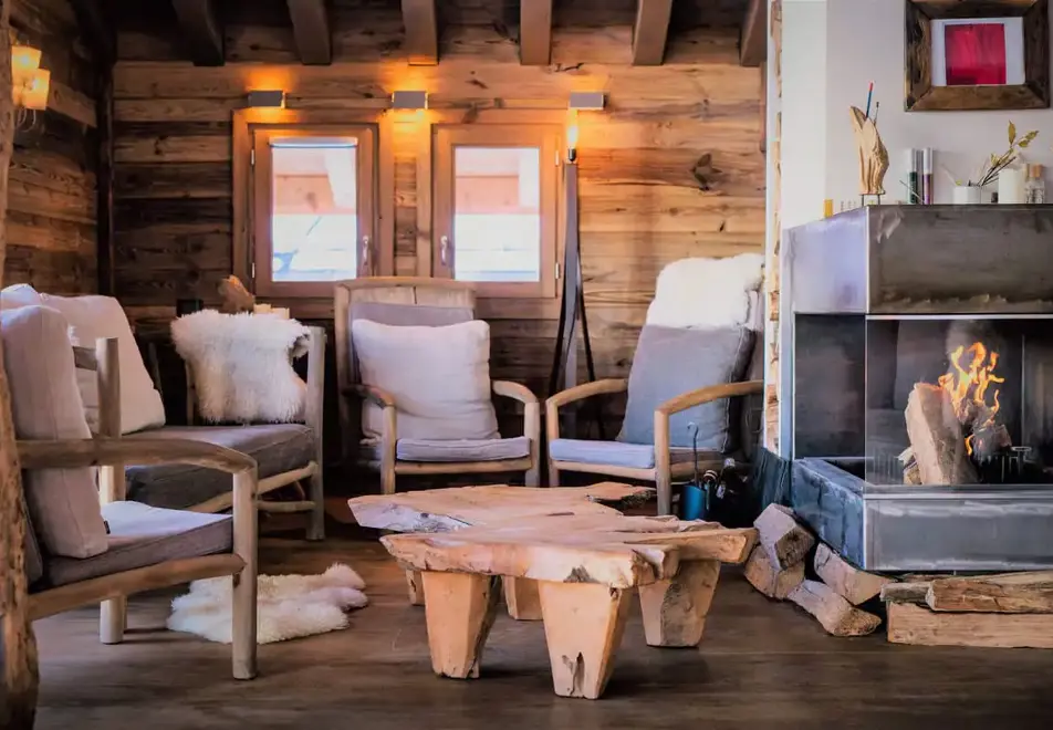 Le Chalet Martine, St Martin de Belleville (catered chalet) - Lounge area