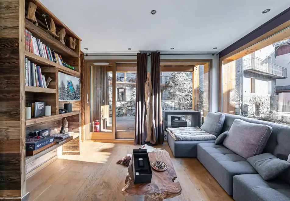 Le Chalet Martine, St Martin de Belleville (catered chalet) - Lounge area