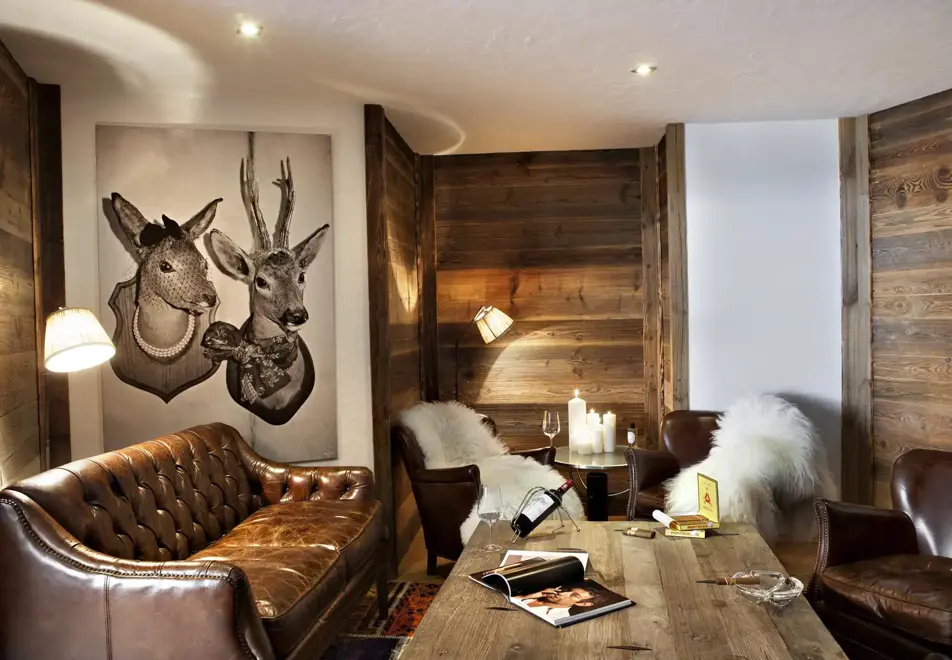 Au Coeur du Village, La Clusaz (hotel) - Smoking lounge