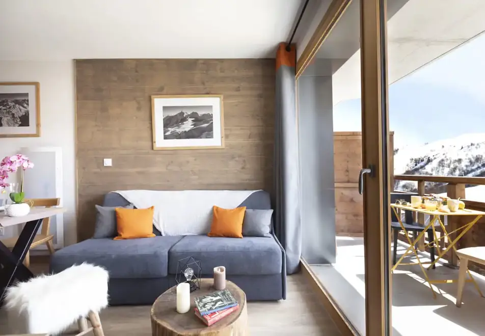 Les Clarines, Les Deux Alpes (self catered apartments) (©Manureyboz) - Typical style 2 bed famille 6