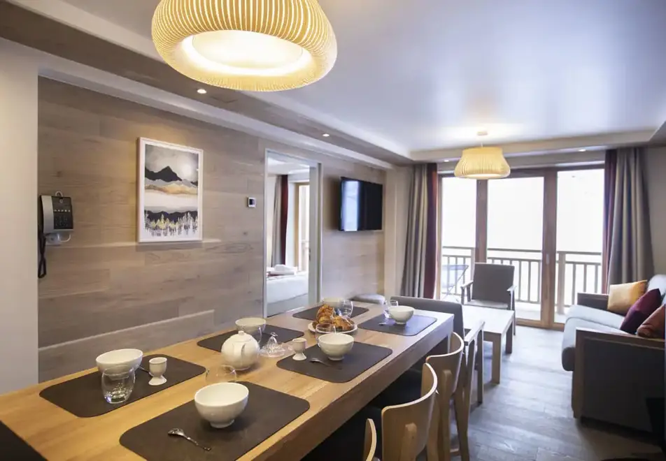 Les Balcons Platinium, Val Cenis (self catered apartments) - Typical apartment 4/6 (©ManuReyboz)