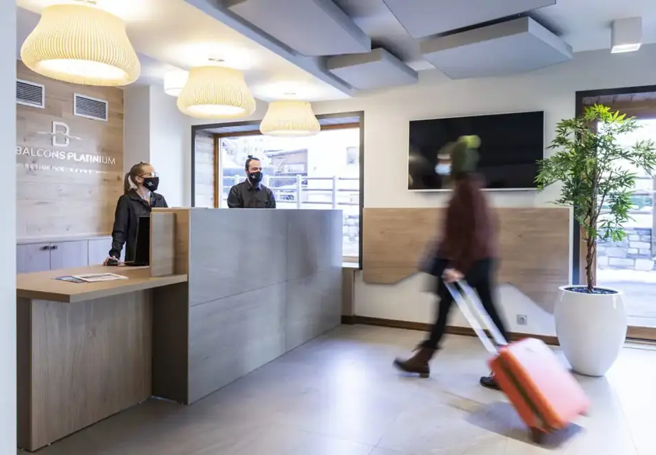 Les Balcons Platinium, Val Cenis (self catered apartments) - Reception (©ManuReyboz)