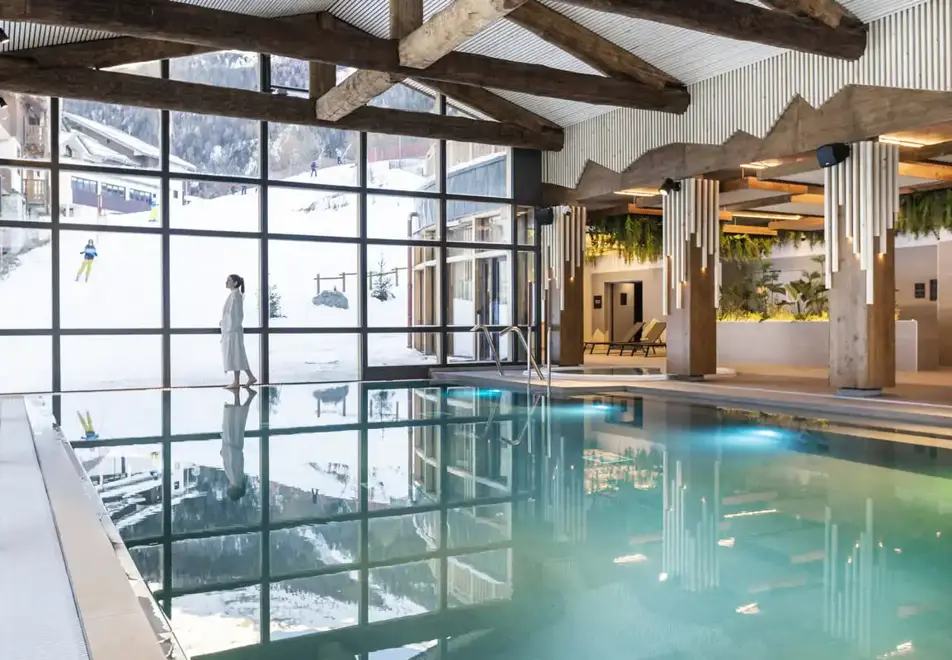 Les Balcons Platinium, Val Cenis (self catered apartments) - Indoor pool (©ManuReyboz)
