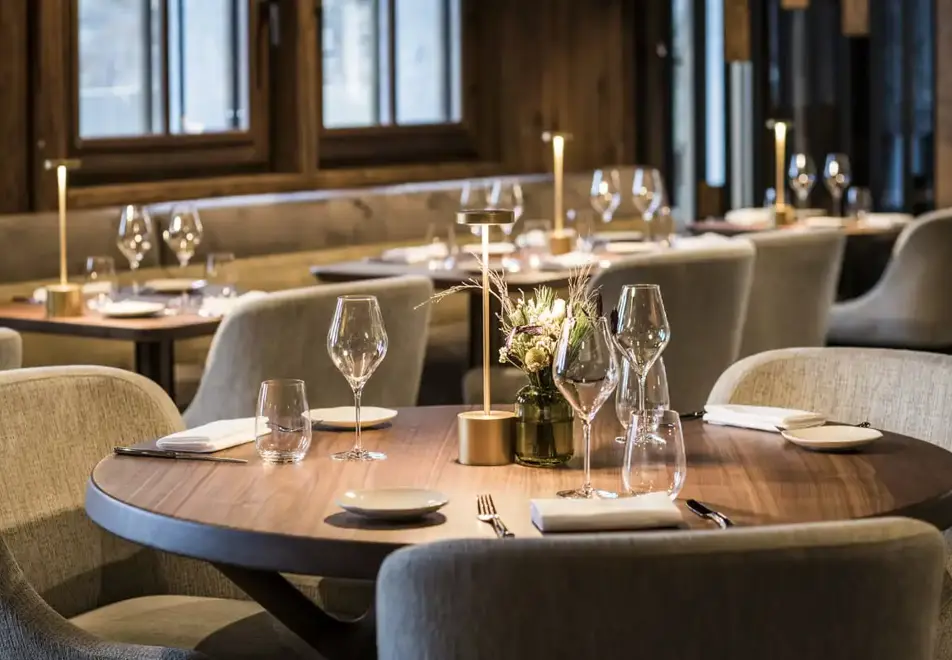 Hotel Armancette, St Nicolas de Veroce (hotel) - Table d'Armante restaurant (©David Machet)