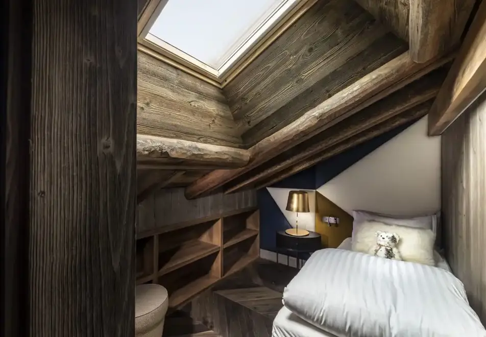 Hotel Armancette, St Nicolas de Veroce (hotel) - Typical duplex 3 persons style (©David Machet)