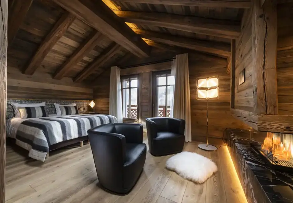 Hotel Armancette, St Nicolas de Veroce (hotel) - Typical Junior Suite style (©David Machet)