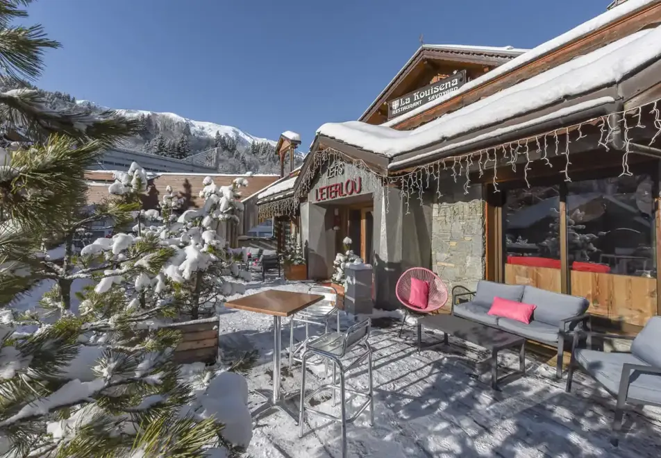 Eterlou, Meribel (hotel) - Terrace bar