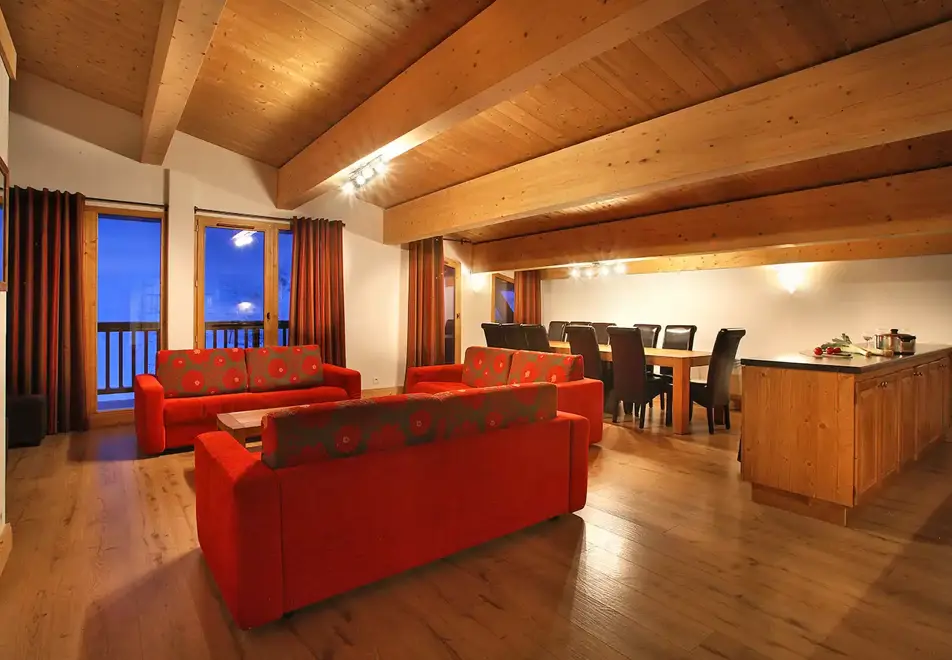 Cime des Arcs, Arcs 2000 (self catered apartments) - Typical apartment style