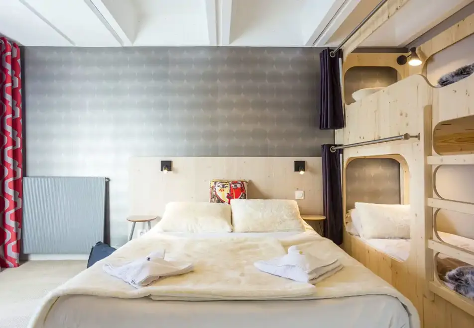 Club Hotel Le Flaine, Flaine (Hotel) - Quad hotel room (©M Reyboz)