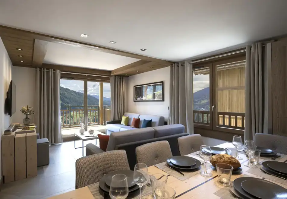 Chalets de Joy, Grand Bornand (self catered apartments) - Typical apartment style