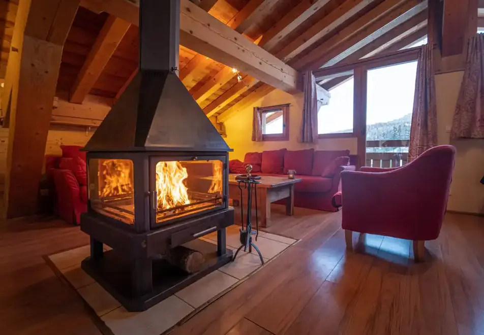 Chalet Mont Blanc, Plagne 1800 (self catered chalet) - Living area