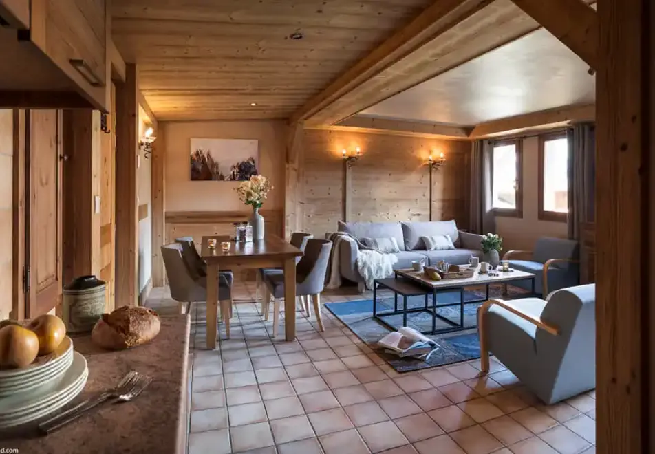 Le Hameau de Sapiniere, Les Menuires (self catered apartments) - Typical apartment style 4 persons