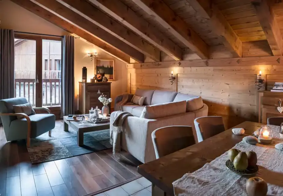 Le Hameau de Sapiniere, Les Menuires (self catered apartments) - Typical apartment style 4 persons