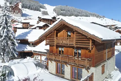 Wolf Lodge, Les Deux Alpes (self catered chalet) - Outdoor heated pool