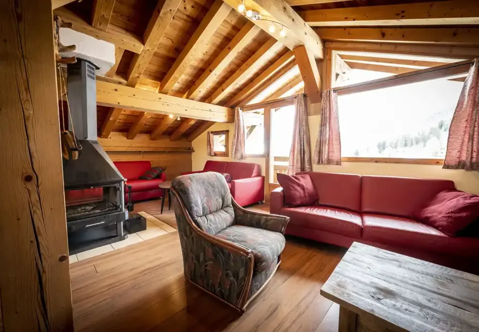 Chalet Mont Blanc, Plagne 1800 (self catered chalets) - Living area