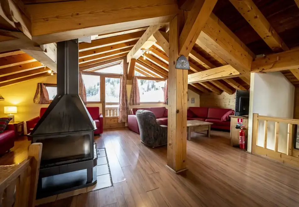 Chalet Mont Blanc, Plagne 1800 (self catered chalets) - Living area