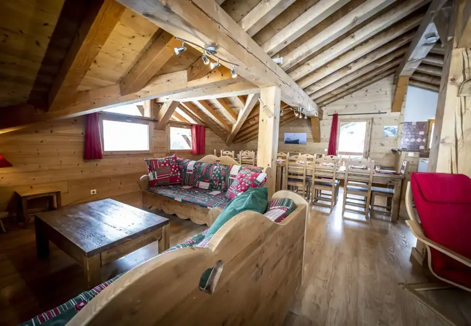 Chalet Pierre 2, Plagne 1800 (self catered chalet) - Living area