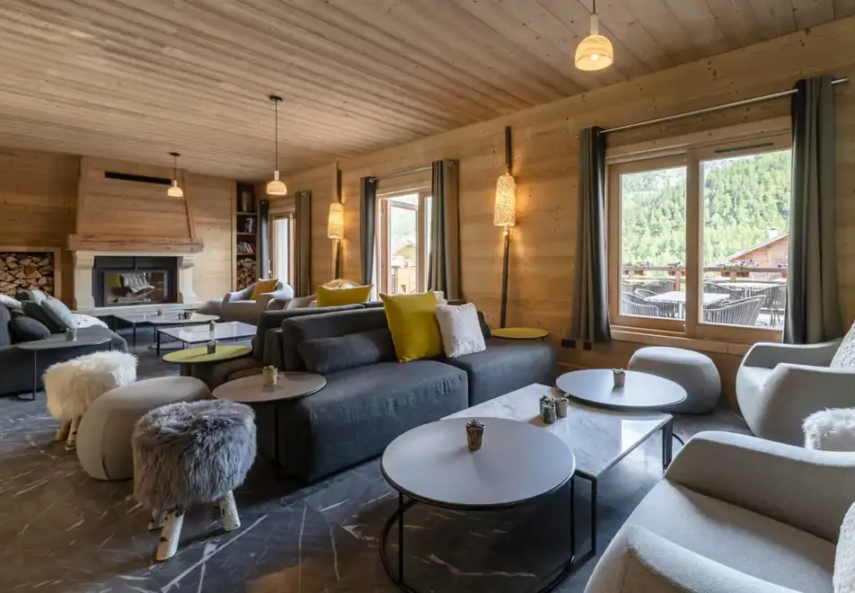 Chalet Blanc, Montgenevre (hotel) - Lounge bar