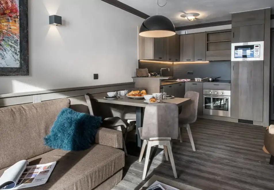Village Montana, Val Thorens (self catered apartments) - Typical 2 bed Premium Valbel apartment style