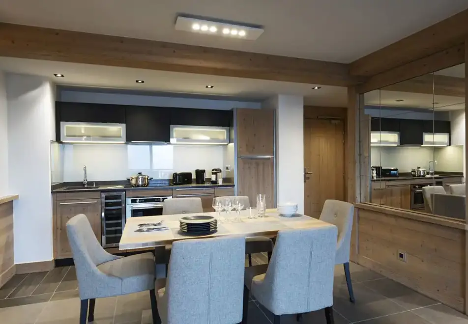 Alpen Lodge, La Rosiere (self catered apartments & hotel) - Typical apartment style