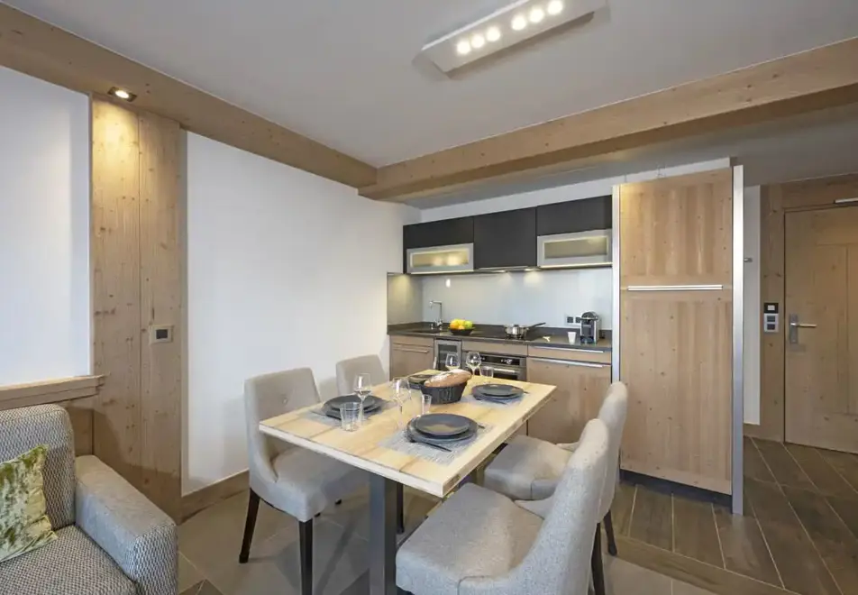 Alpen Lodge, La Rosiere (self catered apartments & hotel) - Typical apartment style