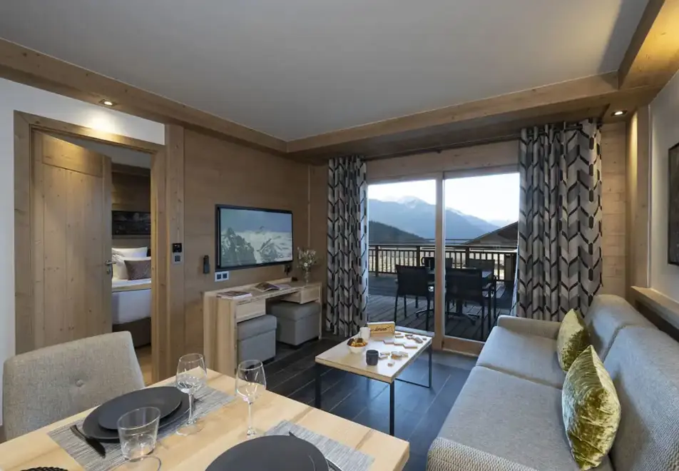Alpen Lodge, La Rosiere (self catered apartments & hotel) - Typical apartment style