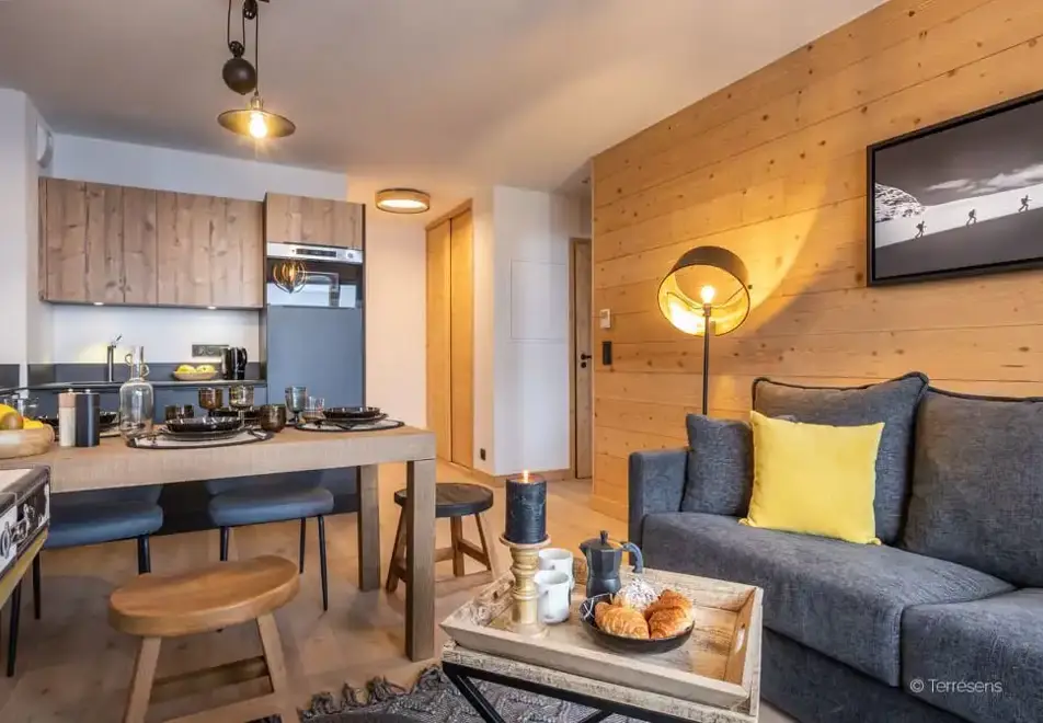 Snoroc, Plagne Montalbert (self catered apartments) - Typical 1 bedroom apartment style