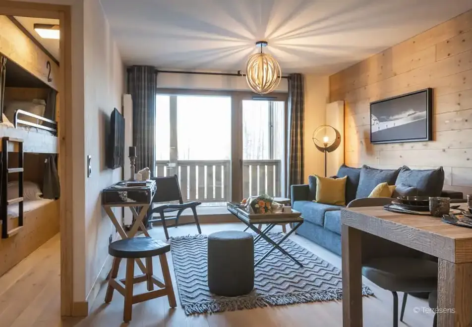 Snoroc, Plagne Montalbert (self catered apartments) - Typical 1 bedroom alc apartment style