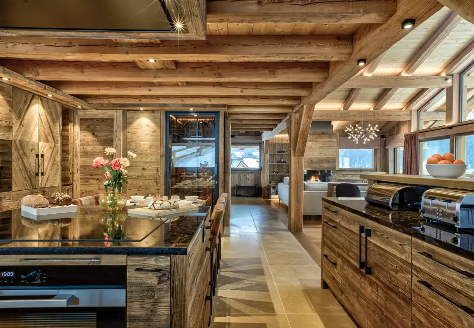 Chalet Saphir, Chamonix (self catered chalet) - Kitchen area (©Adam Johnston)
