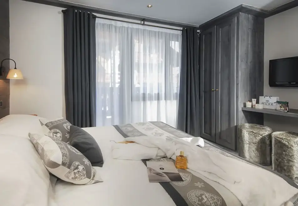 La Chaudanne, Meribel (hotel) - Typical standard room style