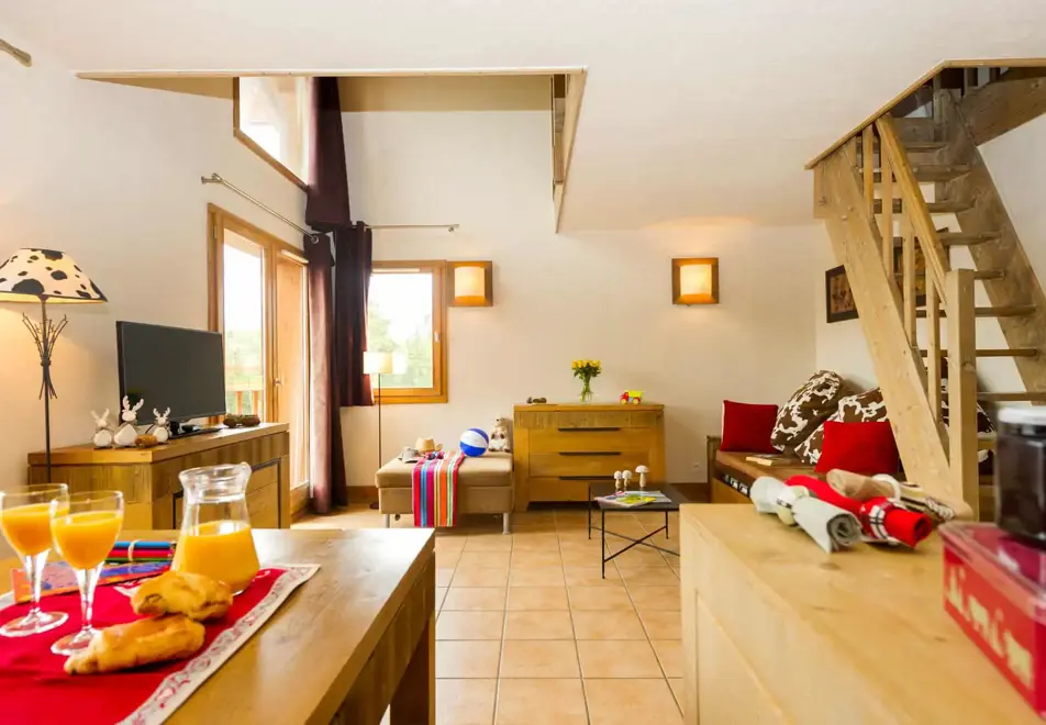 Les Chalets de Wengen, Les Coches (self catered apartments) - Typical apartment style