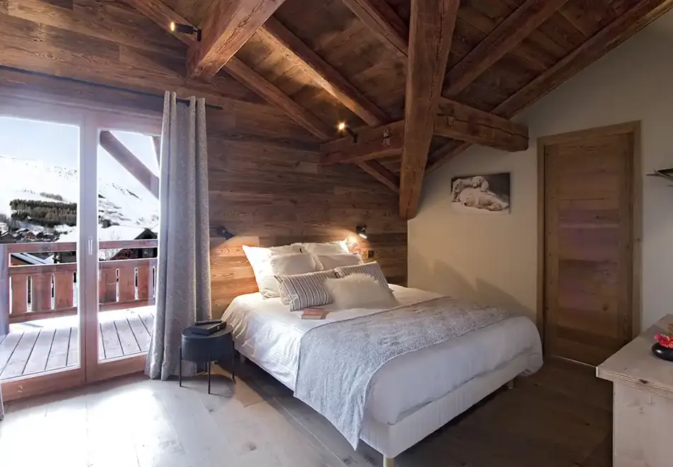 Lis, Les Deux Alpes (self catered chalet) - Bedroom