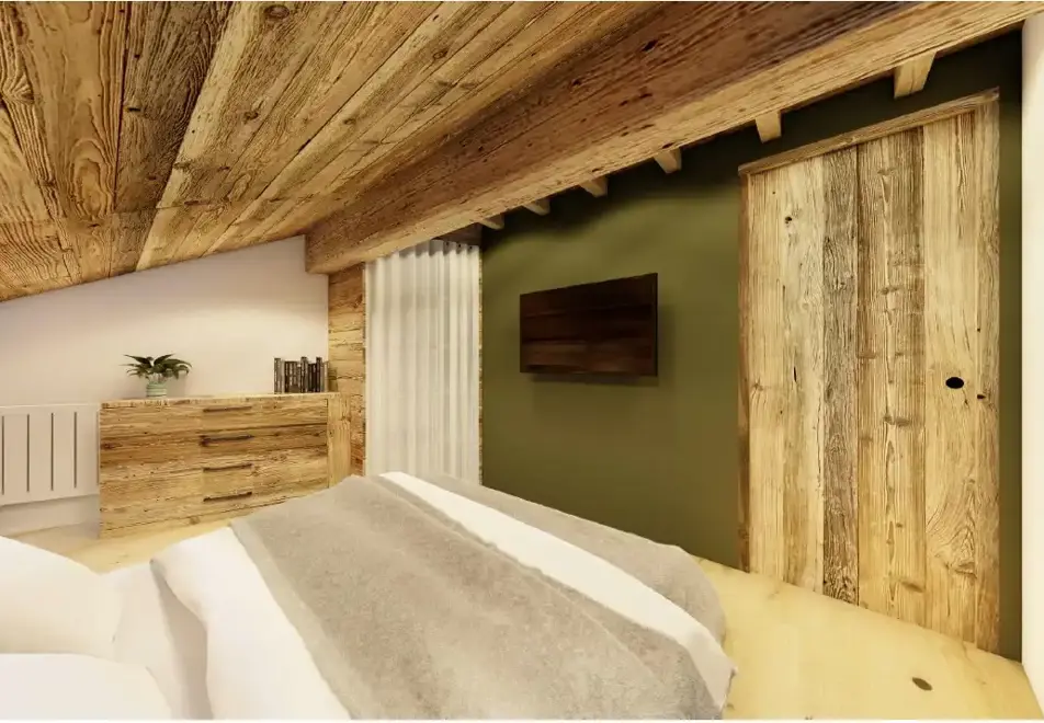 Eperviere apartment, St Martin de Belleville (self catered apartment) - Artists impression