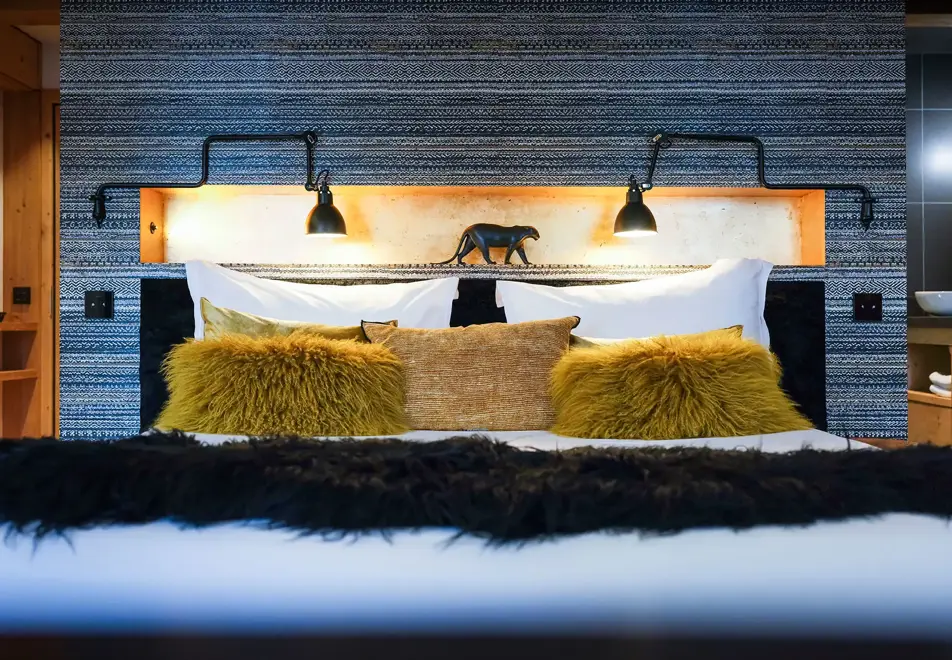 Chalet le Coeur, La Clusaz (B&B chalet) - Bedroom