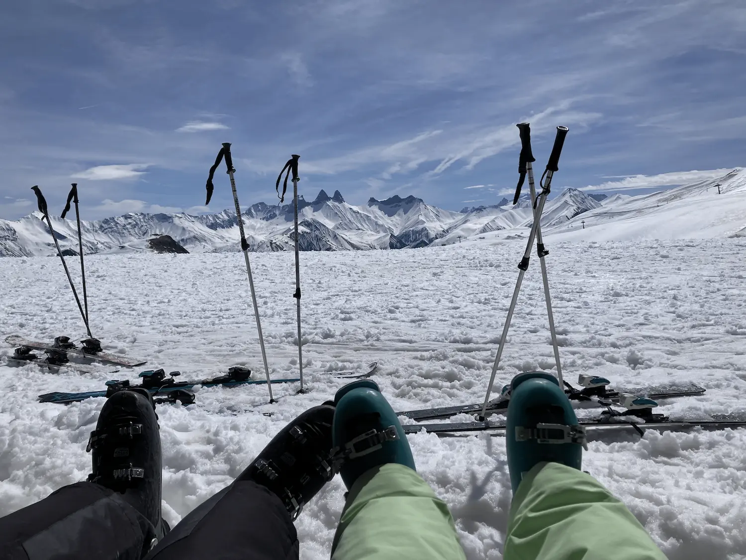 Relaxing In The Lunch Pods With A View