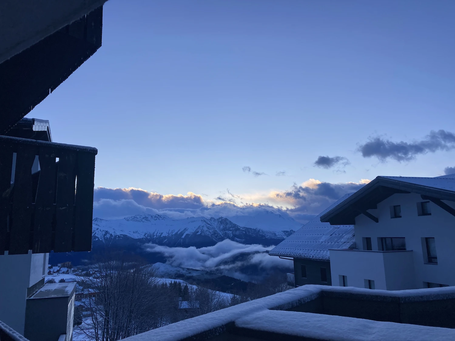 14A View From Balcony Alpaga La Toussuire Apr24