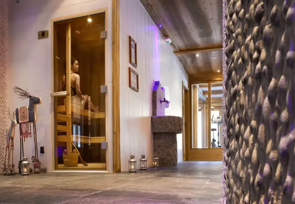 Le Hameau de Pierre Blanche, Les Houches (self catered apartments) - Sauna