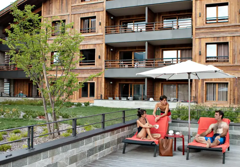 Le Cristal de Jade, Chamonix (self catered apartments) - Terrace
