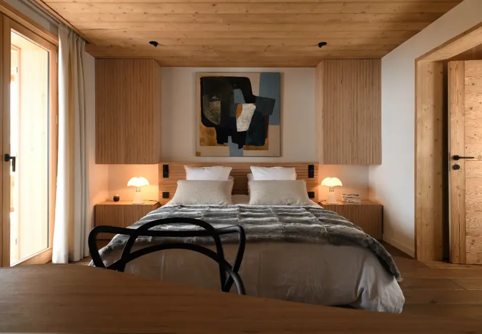 Chalet Fabriel, Montgenevre (self catered chalet) - Double bedroom