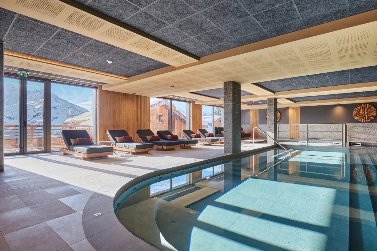 l'Ecrin Blanc, La Rosiere (self catered apartments) - Indoor heated pool