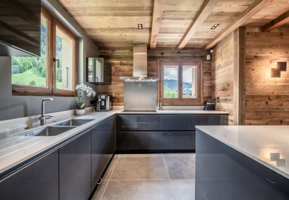 Chalet Kerasia, Morzine (self catered chalet) - Kitchen