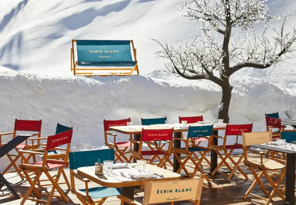 Ecrin Blanc, Courchevel 1650 (hotel) - Terrace