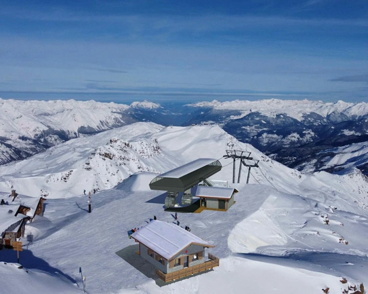 Cote Brune Gondola Meribel