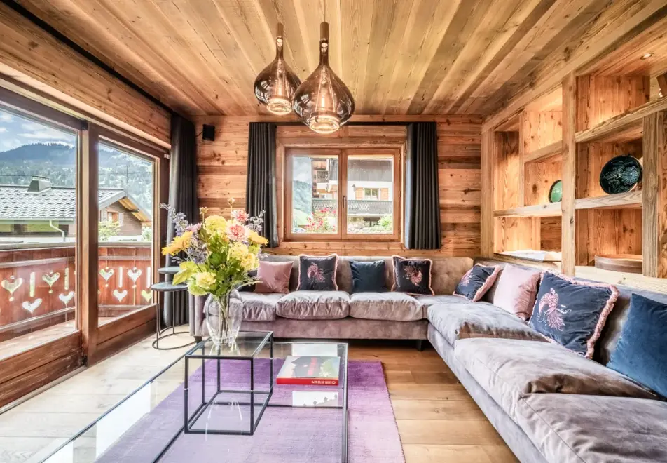 Chalet Kerasia, Morzine (self catered chalet) - Seating area