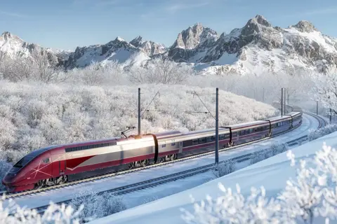 Eurostar Snow 0867 Lunaus Train Cam Zima 0001