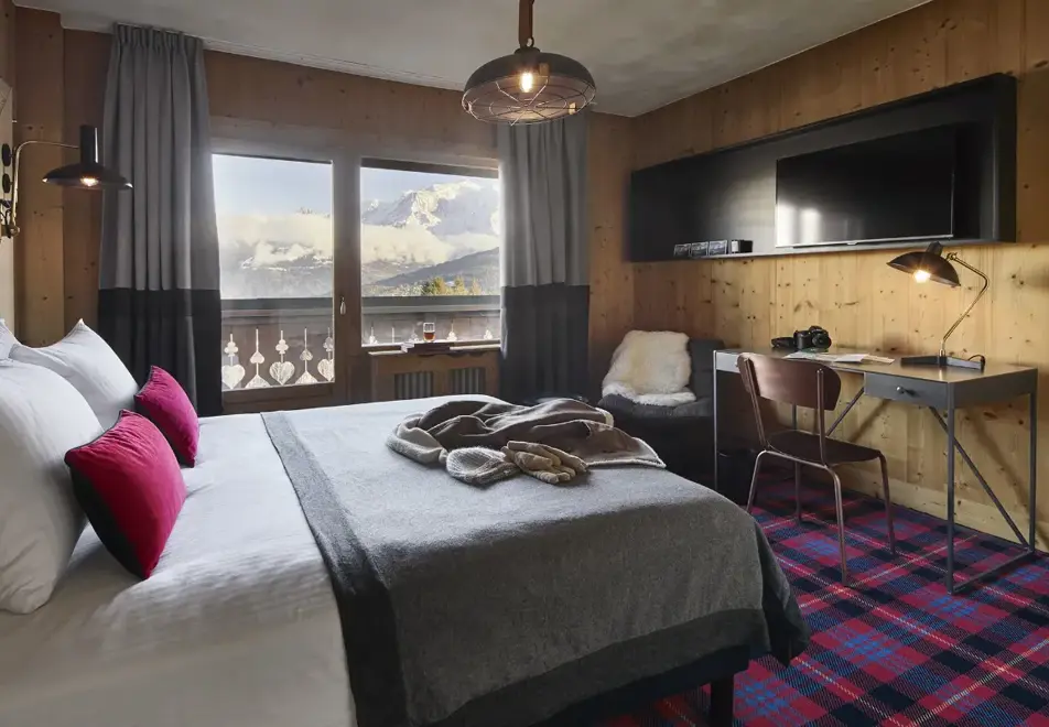 Alpen Valley, Combloux (hotel) - Typical Mont Blanc room