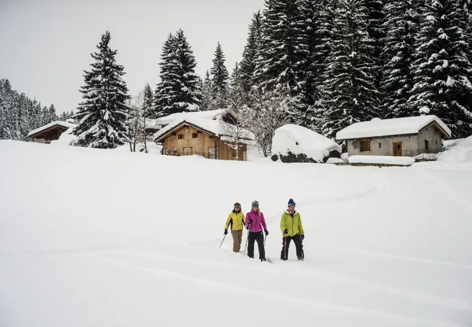 Pralognan-la-Vanoise - Snowshoeing (©Guillaume Grasset)