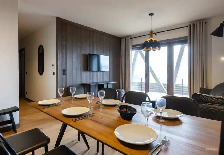Le Quartz, Peisey Vallandry (self catered apartments) - Typical apartment style