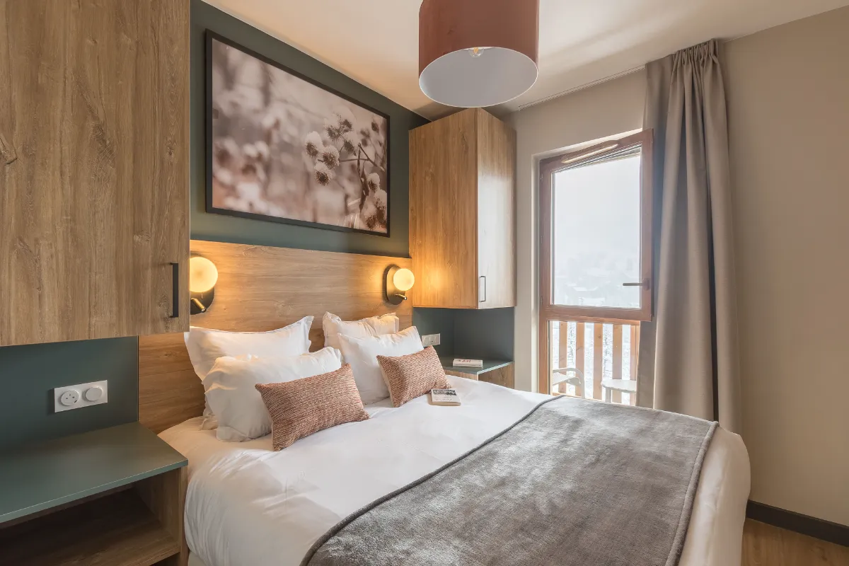 l'Ecrin de Vars, Vars (self catered apartments) - Typical bedroom style